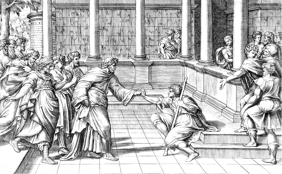 066 Christ Healing the Paralytic (Franco 1560)