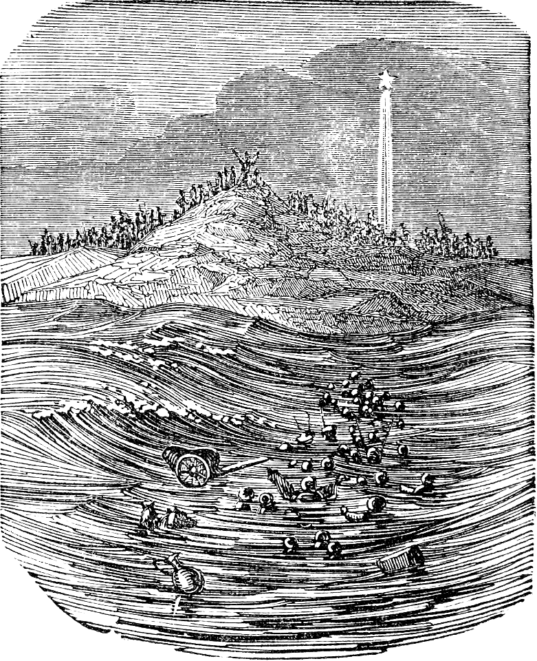 19 The Egyptians drown in the Red Sea