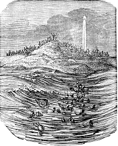 19 The Egyptians drown in the Red Sea
