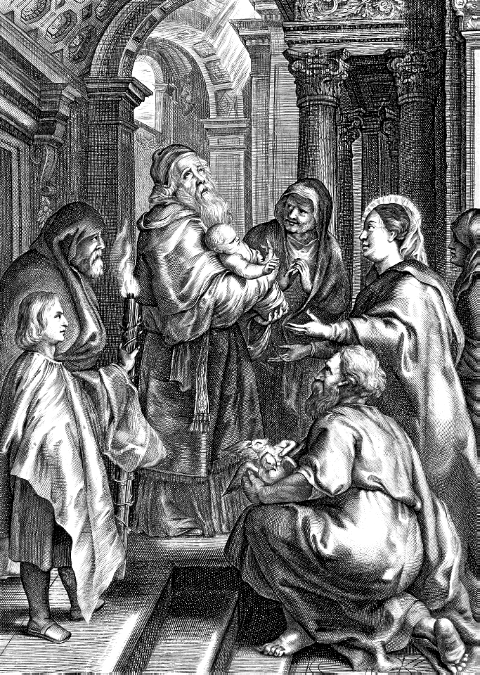 05 Simeon blesses Jesus at the Dedication