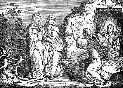 17 The Women come to the Sepulchre - An Angel meets them