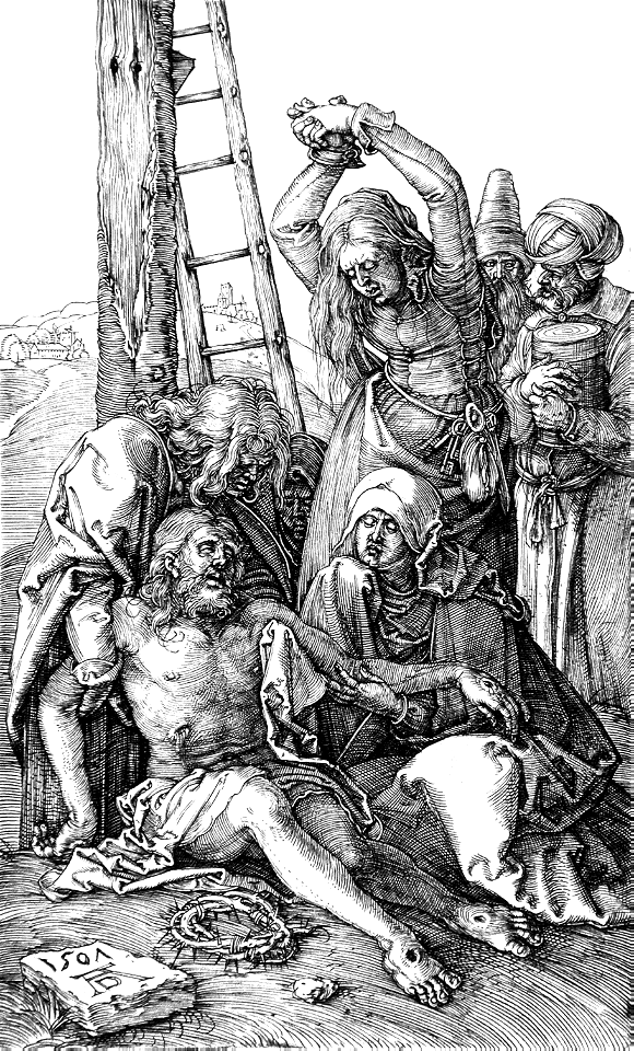 162 The Lamentation over Christs Body (Dürer 1512)