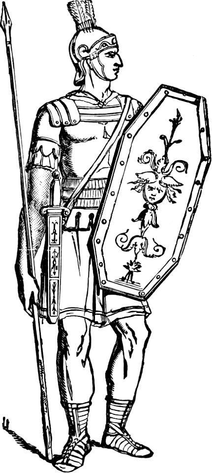 Roman Soldier in Complete Armour