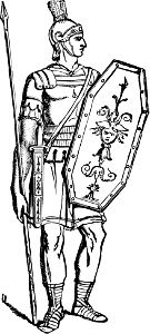 Roman Soldier in Complete Armour