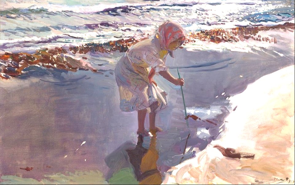 Search for shells - Joaquin Sorolla y Bastida