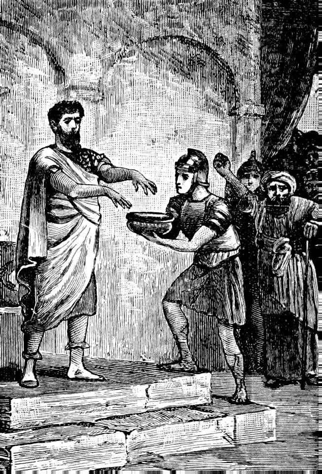 54 Pilate washes his hands