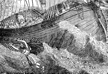 29 Jonah 01 v15 - Jonah is cast into the Ocean