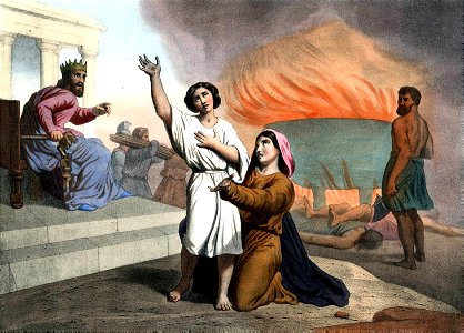 40 King Eleazarus and the seven Maccabees (2M 7), martyrs of Israel