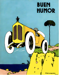 HERRERO. Cover of Buen Humor, 1922.. Free illustration for personal and commercial use.