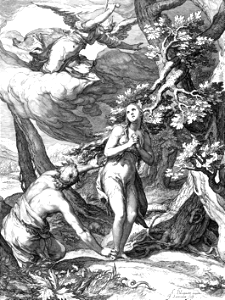 026 The Expulsion of Adam and Eve from Paradise (Saenredam 1604)