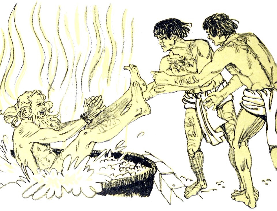 105 John was cast into a Cauldron of boiling Oil