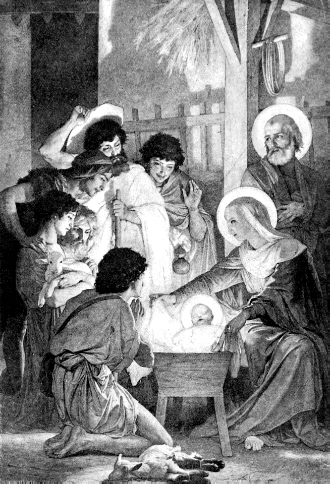 02 Birth of Christ in the Manger - Shepherds visit and adore