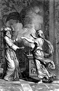 01 Luke 01 v11 An Angel appears to Zacharias in the Temple