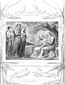19 Job and his Wife Receiving Alms