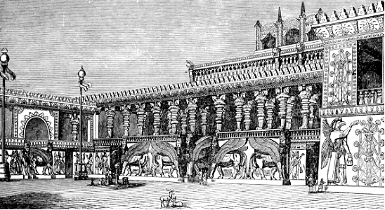 Nebuchadnezzars Palace at Babylon - Traditional visual art under Public ...