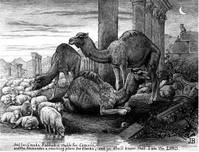 16 Ezekiel 25 v05 I will make Rabbah a stable for Camels