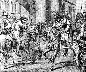 077 2 Samuel 19 v24 David and Mephibosheth