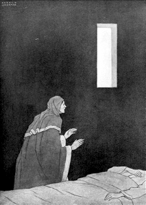 07 A neighbor watching Peters mother in law gets up to give place to Jesus