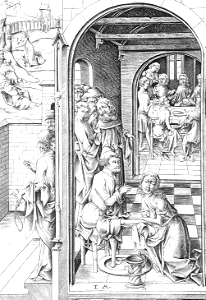 057 Christ Washing the Feet of the Apostles (Mechenem 1480)