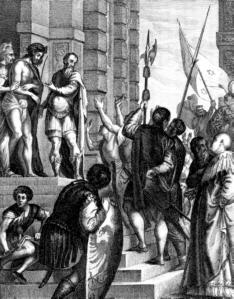 21 John 19 v05 Pilate presents Christ - Behold the Man