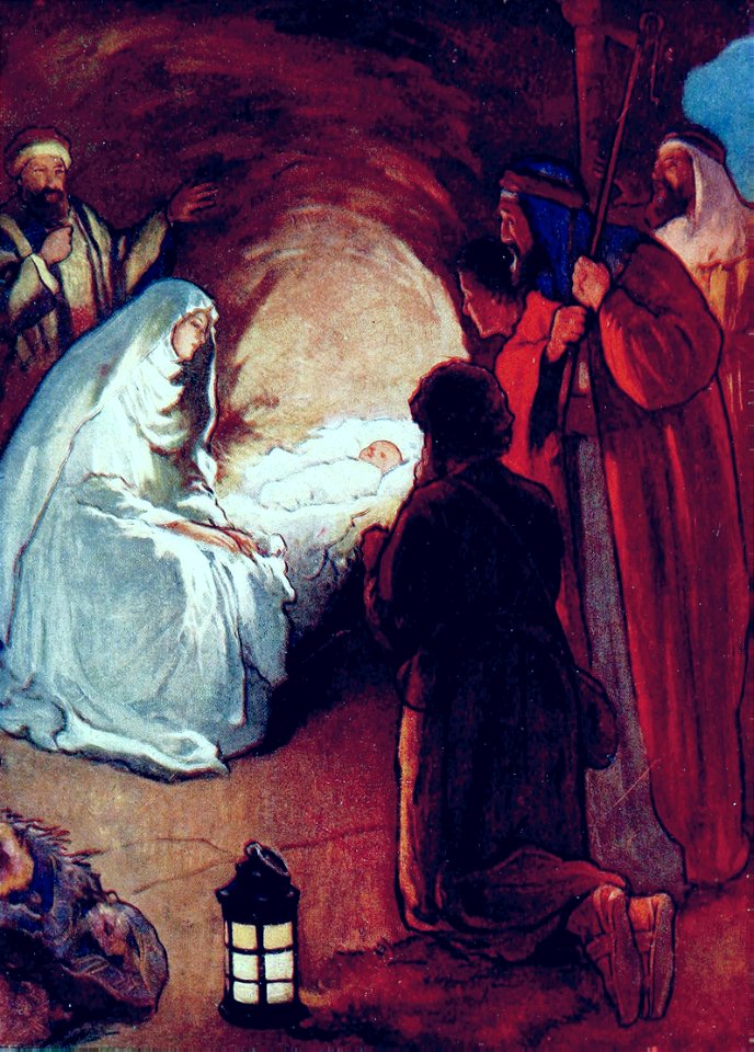 01 The Birth of Jesus in the Manger - Shepherds Visit