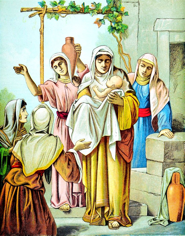 05 Ruth 4 v16 - Naomi with Ruths Son (color)
