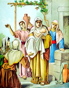 05 Ruth 4 v16 - Naomi with Ruths Son (color)