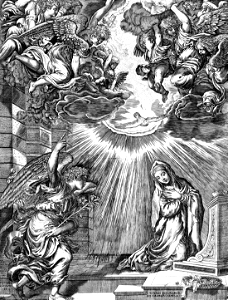 002 The Annunciation (Caraglio 16th c)