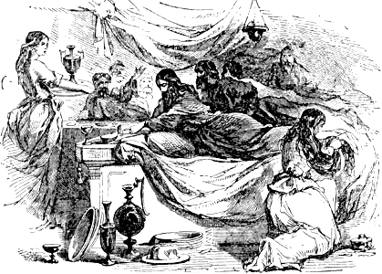 45 Mary anoints Christs feet (feast at Simons)