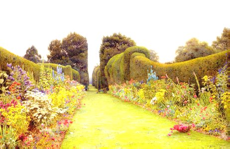 The garden at Holme Lacey - Ernest Arthur Rowe