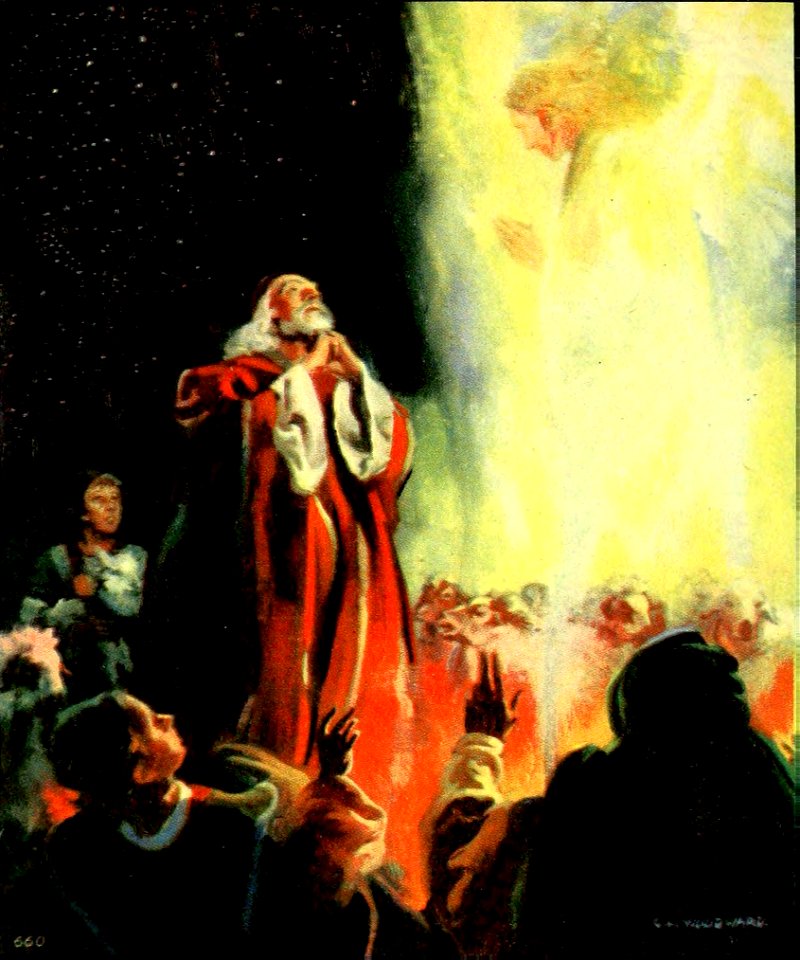01 Annunciation - An Angel appears to the Shepherds (color)