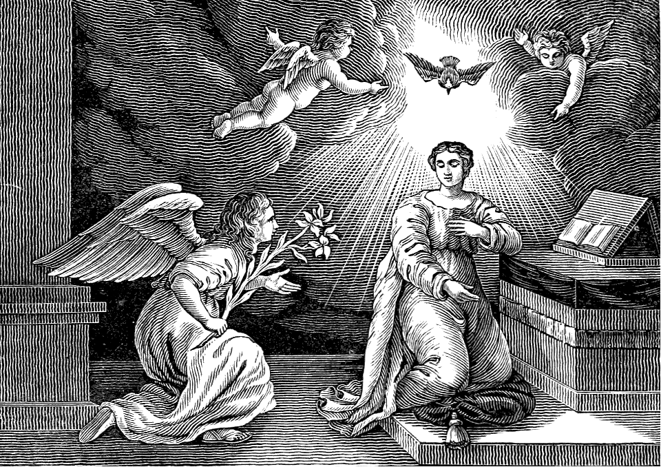 01 Luke 01 v35 The Annunciation to Mary