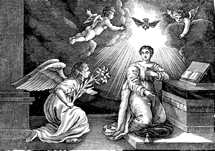 01 Luke 01 v35 The Annunciation to Mary