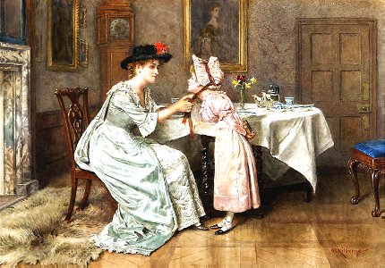 Sunday morning - George Goodwin Kilburne