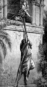 067 1 Samuel 19 v12 David escapes with the help of Michal