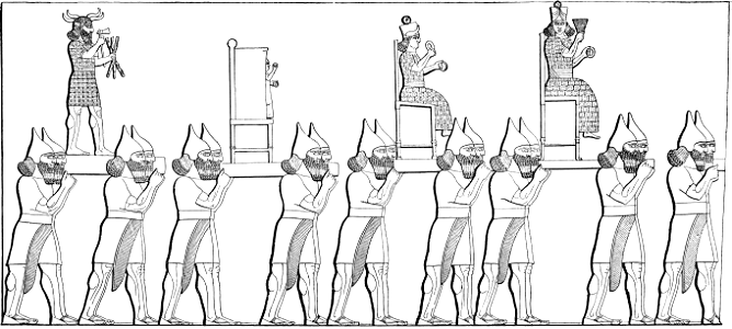 Babylonian Procession of Images