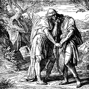 068 1 Samuel 20 v41 Davids friendship with Jonathan