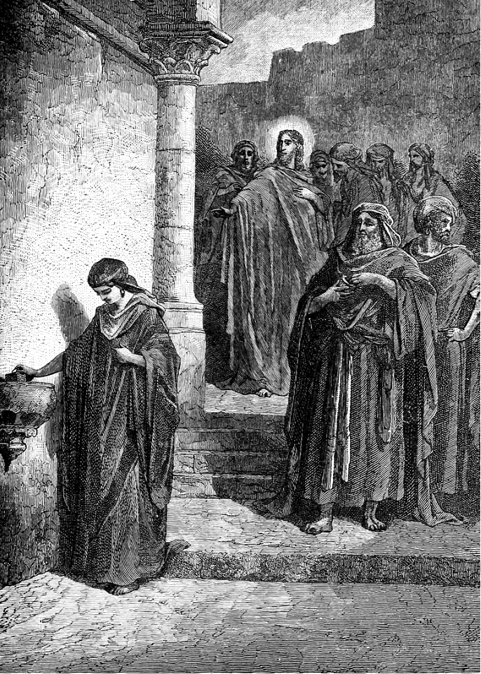 16 The Widows Mite - She of her want did cast in all she had