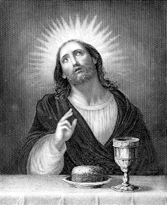 01 Portrait of Christ the Redeemer - with the Bread and Wine