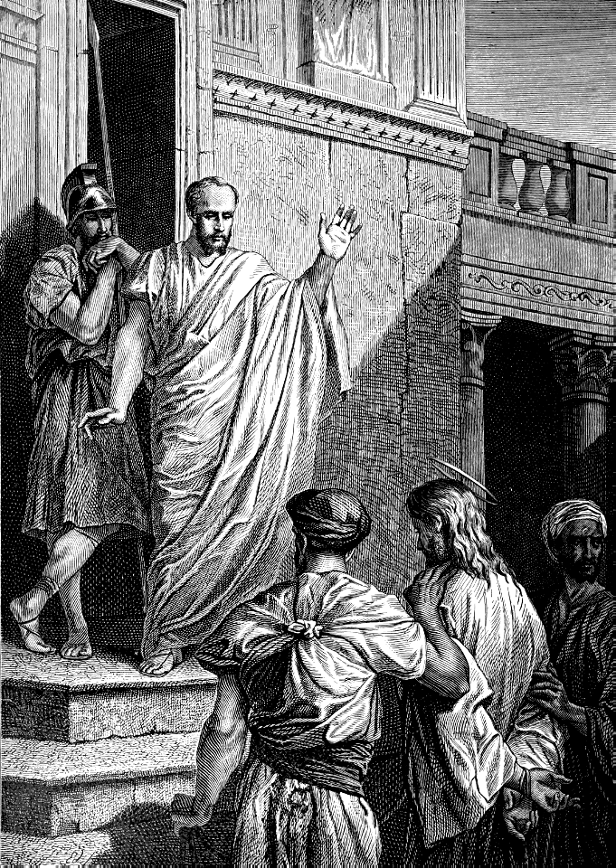 55 Pilate declares Christs innocence (I find nothing wrong in Him ...