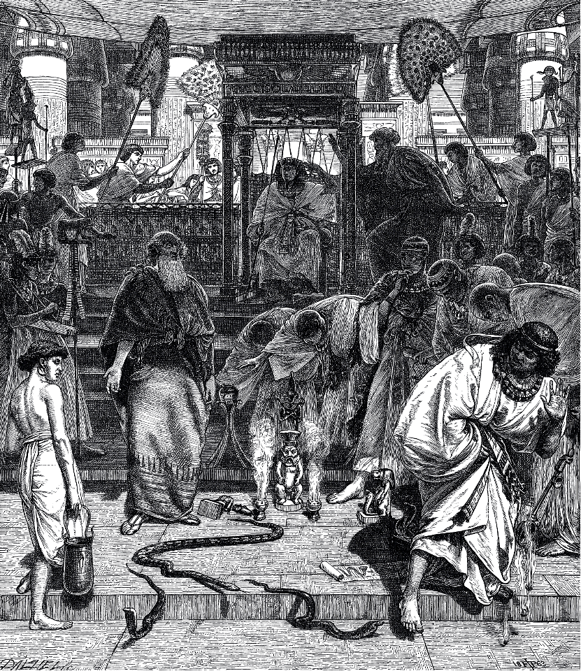 34 Moses and Aaron before Pharaoh