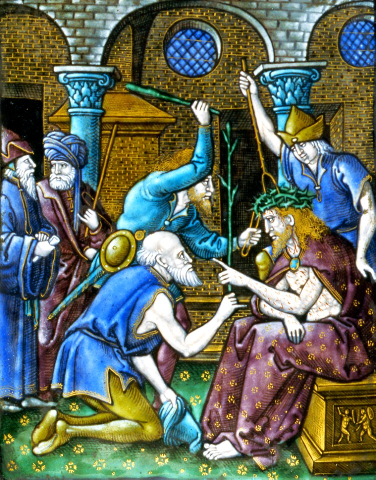 071 Plaque with Scene of Christ Crowned with Thorns (Reymond 1540)