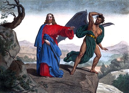 10 Christ in the Temptation in the Wilderness - Get you hence Satan