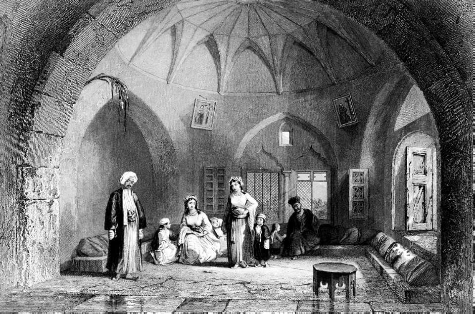 Interior of the House of a Christian family in Jerusalem