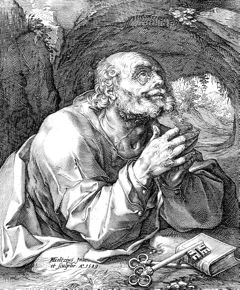 209 Peter (Goltzius 1589)