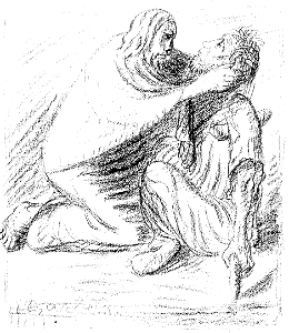 069 Blessed are the Merciful (Barlach 1916)