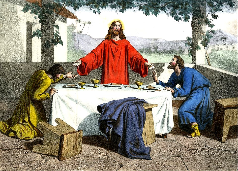 28 The Two Disciples at Emmaus recognize Christ at the Table