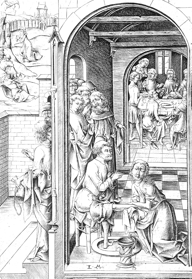115 Christ Washing the Feet of the Apostles (Mechenem 1480)