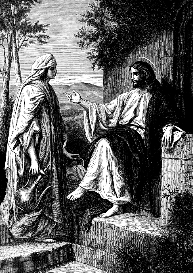 15 John 04 - Jesus speaks with the Samaritan Woman at the Well (I that speak unto you am He)