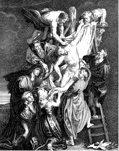 24 John 19 v38 Removing Christs Body from the Cross